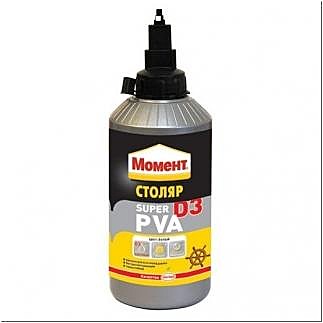 Клей столярный МОМЕНТ SuperPVA D3  750гр.