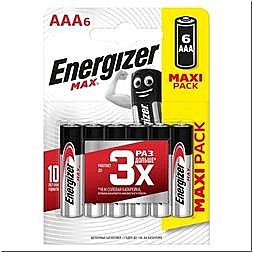 Элемент питания Energizer MAX AA LR6 1.5V Alkaline