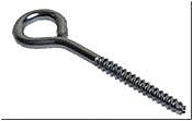 Шуруп, (крюк) - кольцо / полукольцо    d-10х120мм (для строит. лесов)