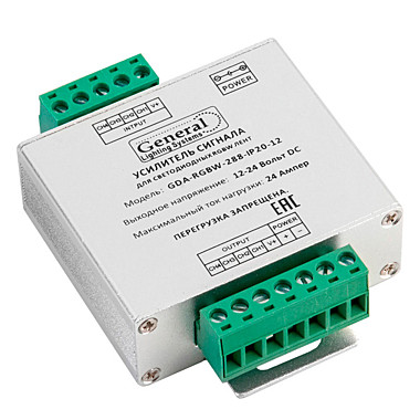 Контроллер для LED ленты мульти General усилитель GDA-RGBW-288-IP20-12 24A