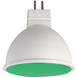 Лампа светодиодная Ecola  MR16 7Вт зеленая