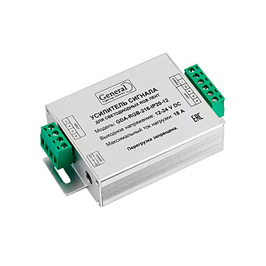 Контроллер для LED ленты мульти General усилитель GDA-RGB-216-IP20-12 18A