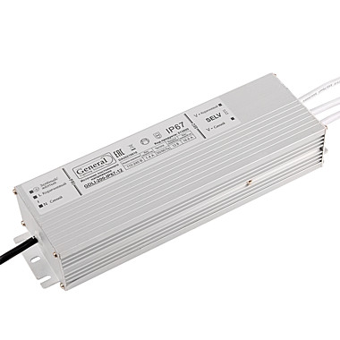 Блок питания для LED ленты  12V 200 DC 16,5А 12V 200W IP67
