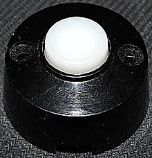 Кнопка звонка черная круглая, белая(красная) круглая клавиша