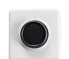 Кнопка звонка круглая черная клавиша