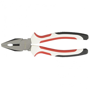 Плоскогубцы  180мм, серия WHite Nickel  (бел. ручка) // MATRIX