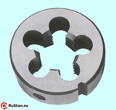 Плашка   М18 х 1,0мм, 9ХС 6g  (d внеш. 45мм) // CNIC 