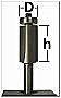 Фреза по дереву  1020  d-16мм, h-30мм (ножка d-8мм)