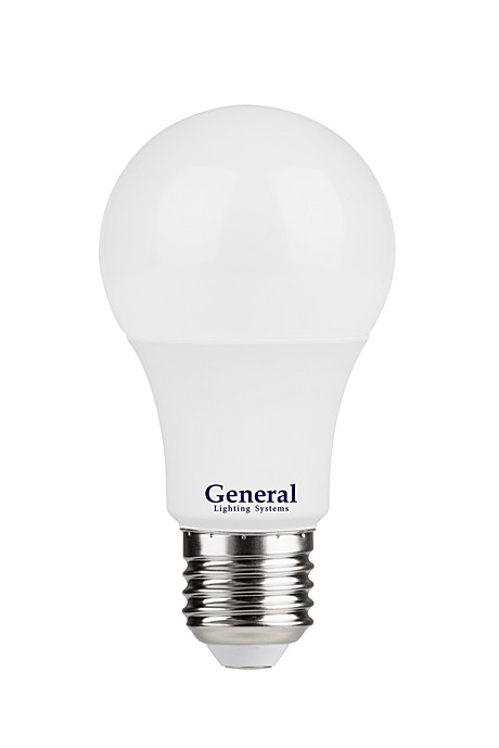 Лампа светодиодная. General GLDEN-WA60 11Вт 230В 6500К Е27 угол 270 матовая