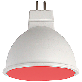Лампа светодиодная Ecola  MR16 7Вт красная
