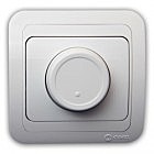 Выключатель Makel белый Диммер скр. уст. 600W 4A (б/вст.) Mimoza