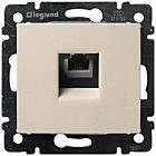 Розетка Legrand крем ТF скр. уст. 1хRJ11 (4 конт.) Valena