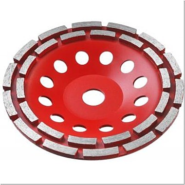 Чашка алмазная СЕГМЕНТНАЯ (двухрядная), посадка 22,2мм,  d-115мм