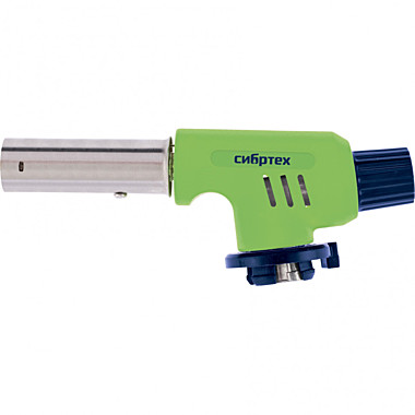 Горелка на газ. баллончик, пьезоподжиг //Сибртех 