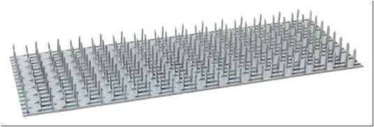 Пластина, гвоздевая, ЦИНК 120х300мм (GPZ 3) RC