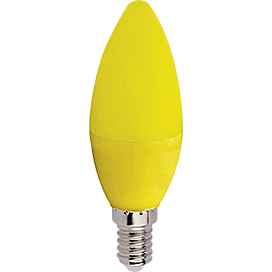 Лампа светодиодная Ecola  candle 6Вт Е14 свеча желтая