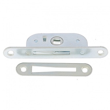 Завертка врезная ЗР2-2, с планкой, цинк 